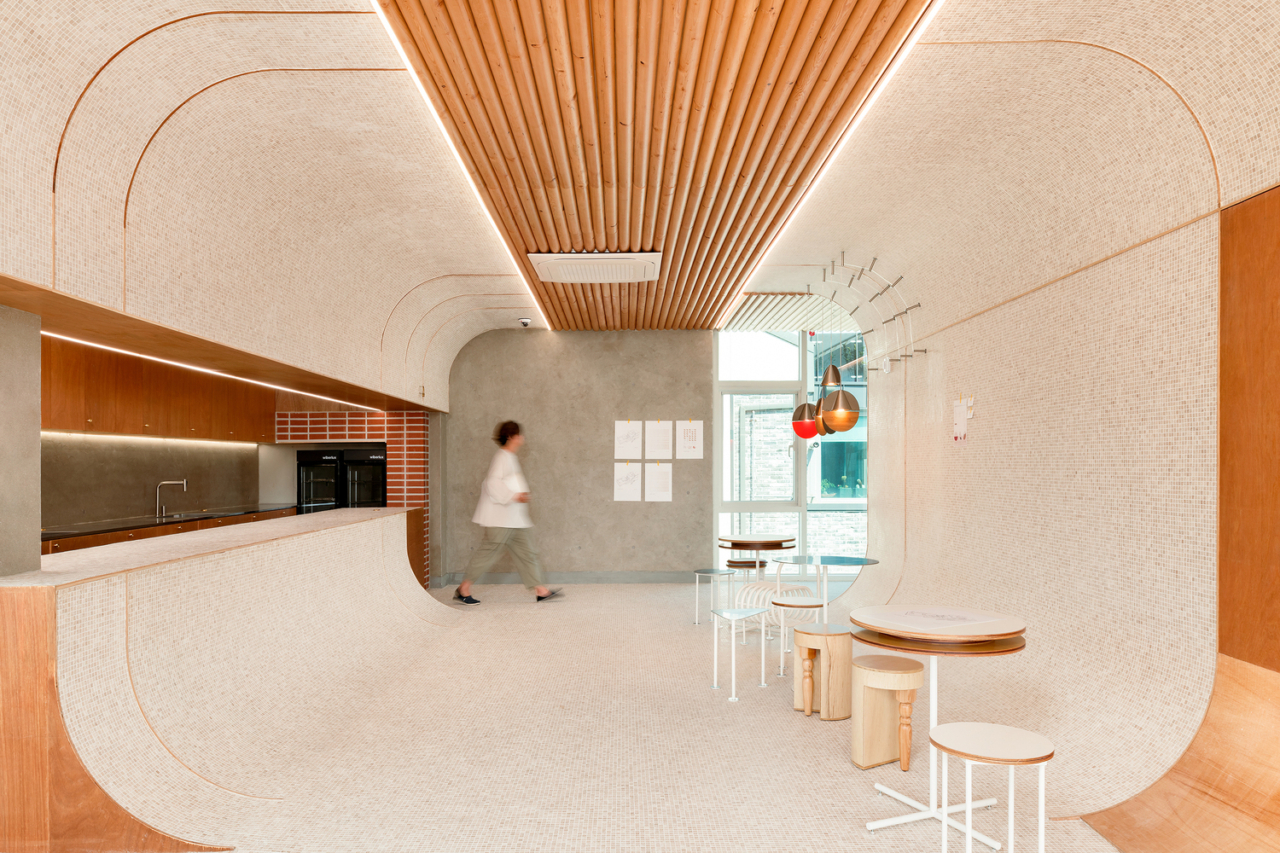 Na Curva Da Tendencia Projetos De Interiores Que Assumem As Formas Arredondadas Como Conceito